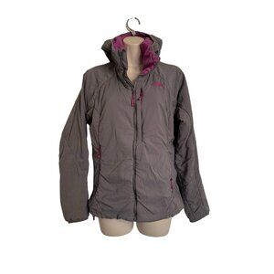 The North Face Women's Ventrix Hooded Insulated Jacket Size small Gray Pink